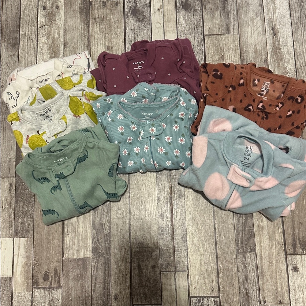Carters baby girl pjs